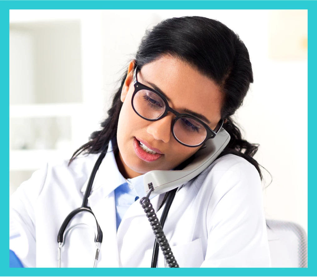 young female Indian doctor